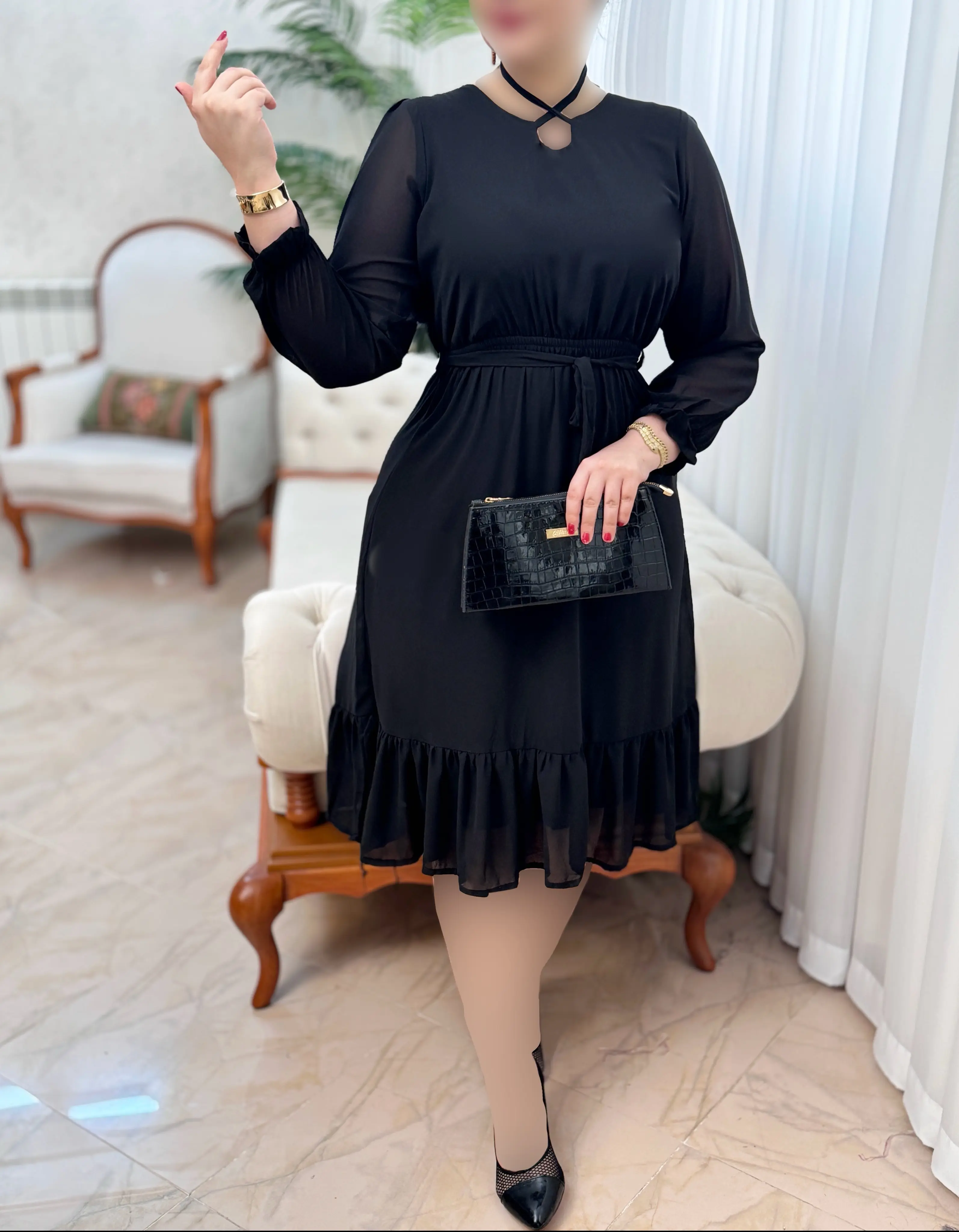 پیراهن حریر حوریا‌ 3203